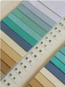 Different artistic paper