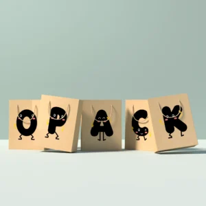 Kraft Paper for kids 4c-printing and twisted rope