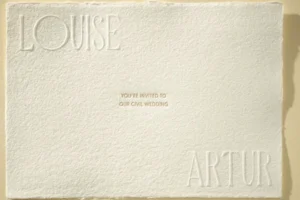 artistic paper emboss package