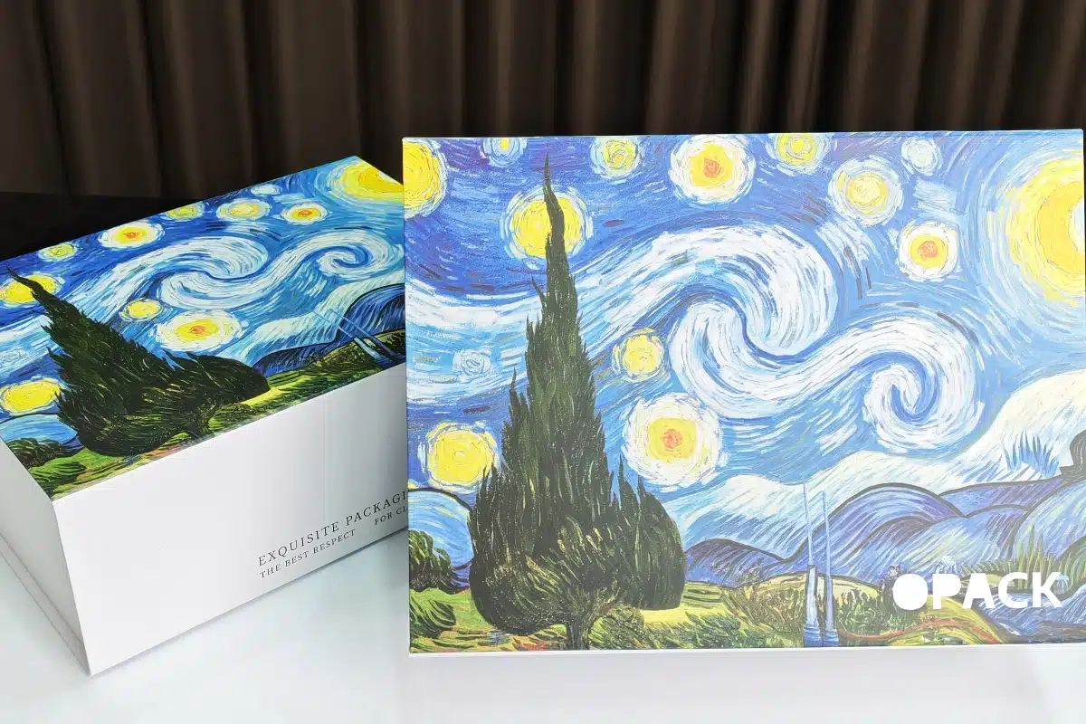 tuck-in flap gift box