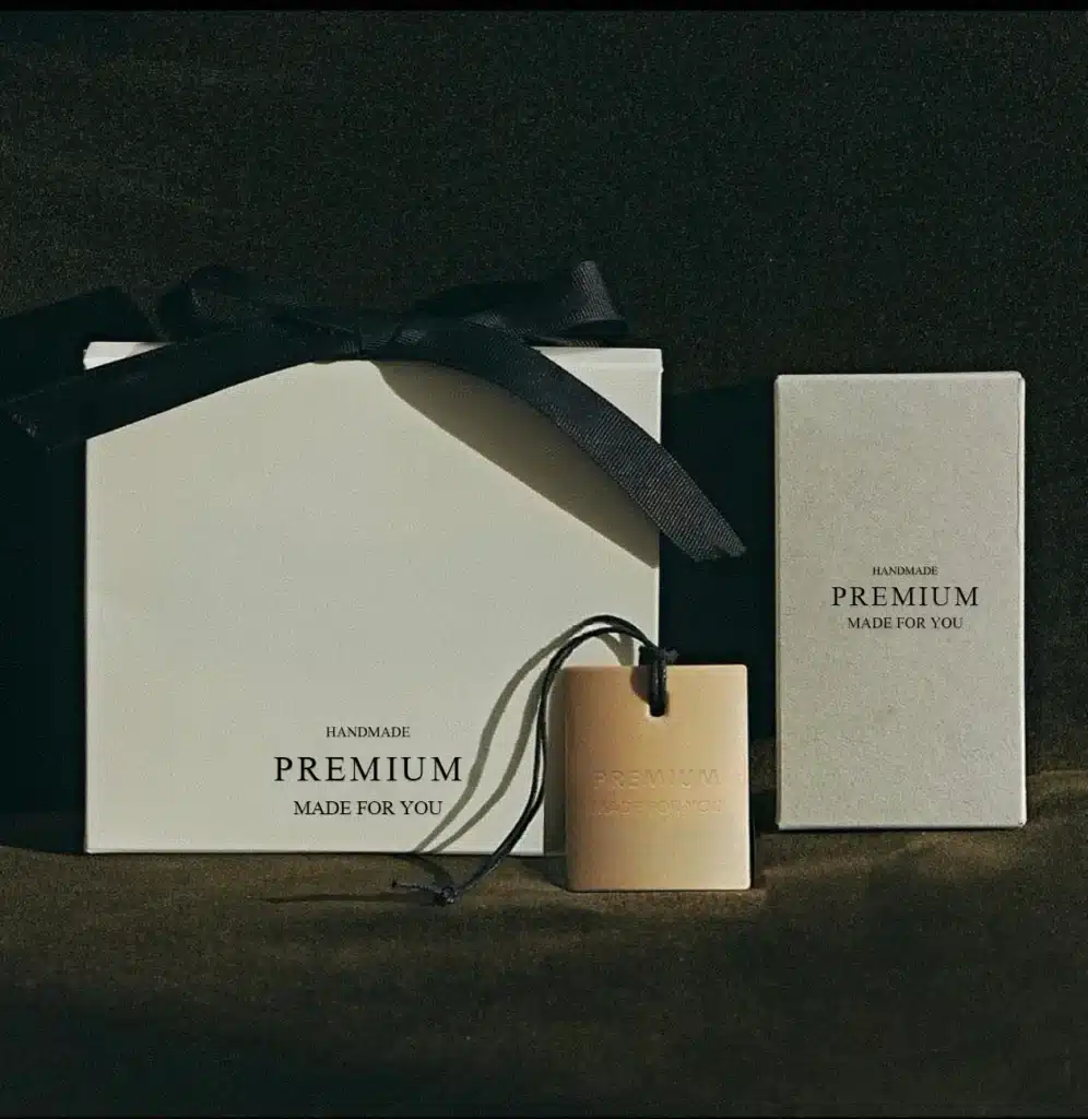 A set for perfume gift box