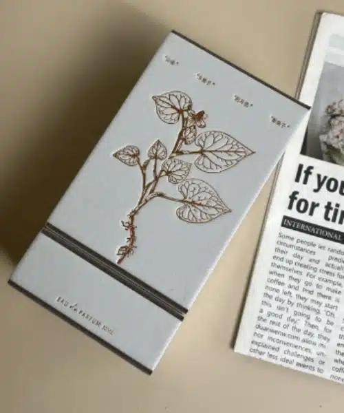 Perfume Gift box hot stamping