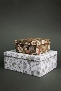 Take a closer look at our stunning packaging products. Watch how we showcase high-quality gift boxes with intricate design details, perfect for luxury brands