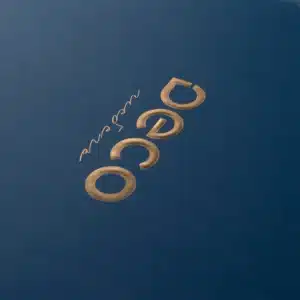 Artistic folding gift box hot stamping