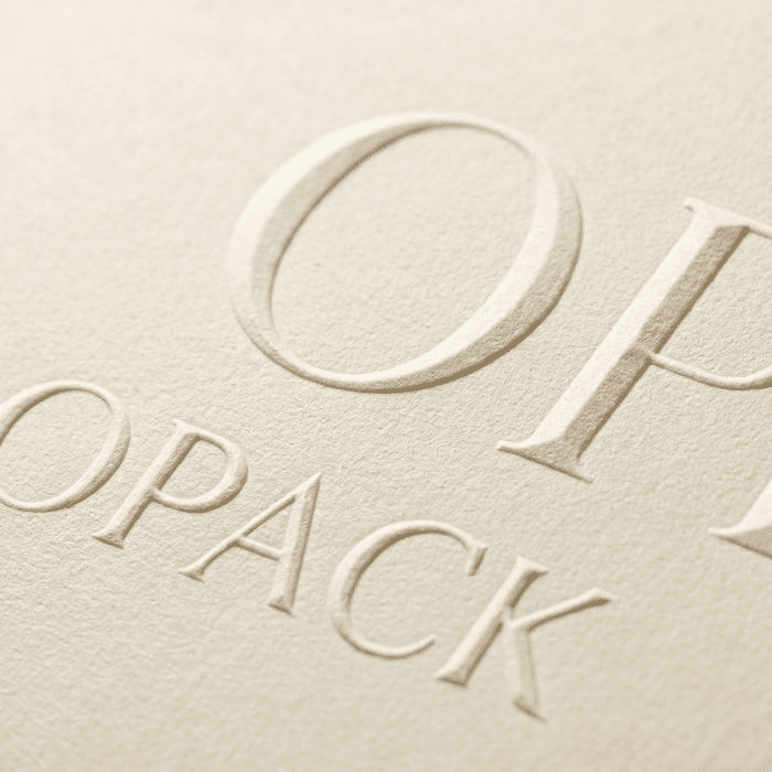 Embossing craft sample